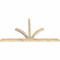 Ekena Millwork Richland Rough Sawn Timber Gable Bracket, Douglas Fir, 108"W x 58"H x 4"D x 4"F, 13/12 Pitch GBW108X58X0404RIC00RDF - alternate 2